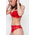Yoleens Lace collection  Комплект женского нижнего белья Bliss red