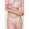Yoleens Classic collection  Трусики стринги White peas