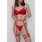 Yoleens Гартеры для ног и талии. Art. 64red
